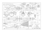 Convair B-36 Glider 110  Wingspan Rc Model Airplane Printed Plans   Templates