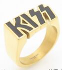 Kiss  gold Finish  Stainless Steel Ring  Limited Quantity  25 In The World  
