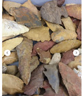     500pc Flint Arrowhead  Collection Project Spear Points Knife Blade Native