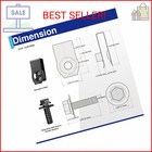 20 Pack M6-1 0 Body Bolts And Extruded U-nuts  Black Steel Car Clips Fasteners W