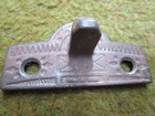 Vtg 1873 Eastlake Antique Window Sash Lock Catch Cast Iron Keeper Victorian