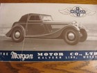1951 Morgan Plus Four Original Brochure  Two Seater  Coupe