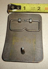 Rare Vtg Unusual 70 s Maritime Sailing Ship Boat Sea Nautical Brass Belt Buckle