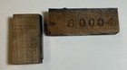 Coke Letterpress Printing Blocks  Coca-cola Bottling Co   Copper   Wood  Nailed