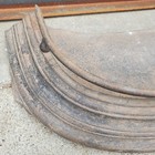 Antique Cast Iron Fireplace Fender 30 5  Hearth Guard Architectural Salvage Deco