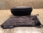 Native Eyewear Glasses Case Black Zippered Hard Clamshell Protective Soft Pouch