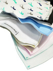 Preciousness    Organic Cotton Fleece Bandana Drool Bibs Burp Cloths 12 Pack