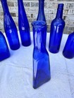 Lot Of 11 Vintage Cobalt Blue Glass Apothecary Antique Drug Store Bottles Plus