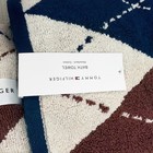 Tommy Hilfiger Set 8 Towel Navy-maroon- Beige Bath Hand Wash Argyle