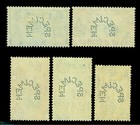 Ceylon 1947 Kgvi New Constitution Set  Specimen Pef Sg 402s-405s Mint Mlh Scarce