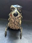 Vintage Marx Wind Up Flipo Jumping Dog Tin Litho Toy See Me Jump No Key  Works