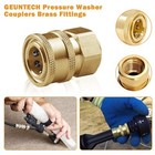 Pressure Washer Couplers Brass Fittings 2 Pack 3 8 Inch Quick Connect To Female