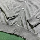 Suitsupply Men s Merino Wool Cardigan Size L Grey 100  Merino Button Sweater
