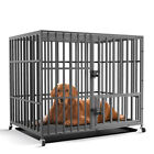 Bingopaw Chew-resistant Heavy Duty Metal Dog Cage Kennel Pet Crate With Wheels