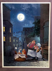 Disney Fine Art  beautiful Night  Lady   The Tramp Lithograph By Rodel Gonzalez