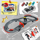 Slot Car Race Track Sets With 4 High-speed Racing Cars  2 Control Method Hand-cr