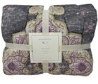 Pottery Barn Kids Alma Crib Quilt   Purple Floral Patchwork   Nursery Bedding