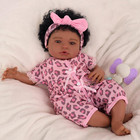 Reborn Baby Dolls Black Girl  20 Inch Realistic Black Girl Newborn African Ameri