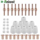 40 Pcs Air Plasma Cutter Consumables Extend Tips For Pt-31 Lg-40 Torch Cut-40 50