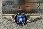 Vintage Alaska Airlines Wings Pin Eskimo Logo Enamel Flight Crew Badge Souvenir