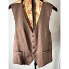 Vintage Americana Novelty Back Vest - 1776 Continental Currency Fugio Coin