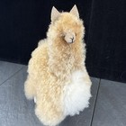 Alpaca Fur Alpaca Doll 9    Plush Stuffed Animal Toy Soft