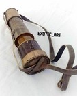 Vintage Sailor Gift Pirate Antique Brass Telescope Leather Pirate Spyglass Scope