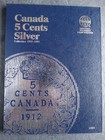 Set Of 4 - Whitman Canada 5 Cents Coin Folders Number 1-3 1858-2013 Album Book