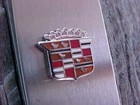 Cadillac Crest Nos Money Clip Brushed Aluminum Unique Nos