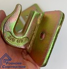 Pair Of 3 8  Bolt On Grab Chain Hooks With Free Center Punch Tool  Grade 8 Bolts