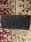 Antique 1964 Texas Automobile License Plate Vintage  Tx