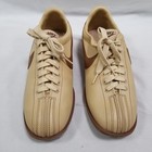 Vintage 80s Nike Bowling Shoes Brown Swoosh Tan 830406sn Womens Sz 9 5