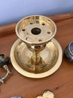 Lot Of 7 Vintage Brass Decor Parts Collection