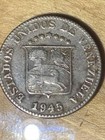 1945 Venezuela Gram 5 Centimos   Bolivar  Silver Coin High Grade