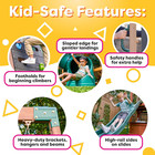 Wooden Swing Set With Slide