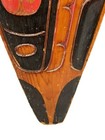 Northwest Coast Tlingit Native Carved And Painted Paddle   v  Handle