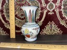 Wucai Vintage Chinese Porcelain Trumpet Vase 