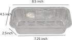 Loaf Pans  25 Pack  2lb Heavy Duty Disposable Aluminum Foil Premium Bread Tins S