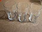 3 X Vintage  Half Pint Beer lager Glasses Home Bar Pub Crown 562 Mark