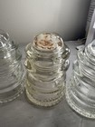 Hemingray No  17 Clear Glass Insulator Made In The Usa Lot Of 6