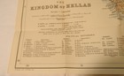 Antique Original Map The Kingdom Of Hellas Baedeker 1890s Greece Wagner   Debes