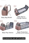 Diaper Bag Backpack With Changing Station  Baby Toddler Bags For Girls Pink      
