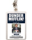 The Office Michael Scott Dunder Mifflin Id Badge Cosplay Costume Name Tag To-2