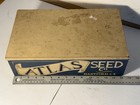 Vintage Wooden Box  Atlas Seed Co   Hartford ct