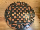 Antique Game Board 2-sided Hand Crafted Original Unique Folk Art 18 5   