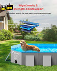 Foldable Dog Pool Extra Large 82 X 46 X 12 Inch Square Design Portable Pet Bath