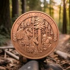 5 Troy Ounces Fine Copper  999 The Mermaid  2 In Mythical Creatures Series 1 000