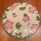 Vintage Franciscan Desert Rose Cake Plate Round  On Pedestal 12   pedestal 1 Inch