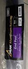 6x Peak Deck Railing End Post Aluminum Black 2  X 42  50001 Bulk Case  Lot