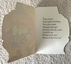 Unused Thanksgiving Turkey Pilgrim Day Vtg Greeting Card 1960s 1970s Norcross